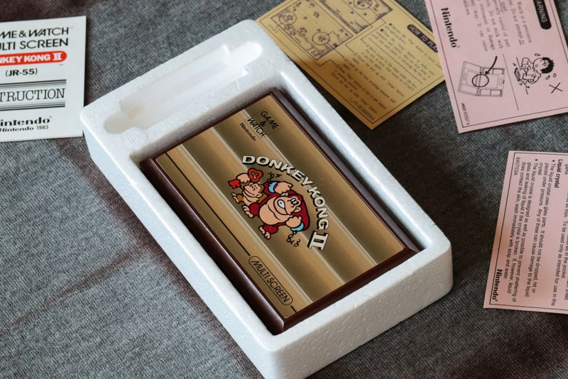 Nintendo Game & Watch Donkey Kong II JR-55 Multiscreen – A bit Spoilt