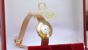 Omega Vintage 18k Solid Gold Ladies Watch 1950s